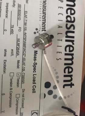 全新ELAF-500N-C30010称重力传感器ELAF-2000L-C30001原装MEAS