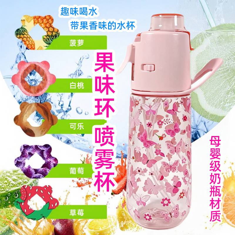 喷雾水杯香氛味环儿童味玩味杯女图片