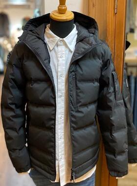 日版22秋冬款U.S.BOARDER男女鸭绒羽绒服防水不钻绒发热内里连帽