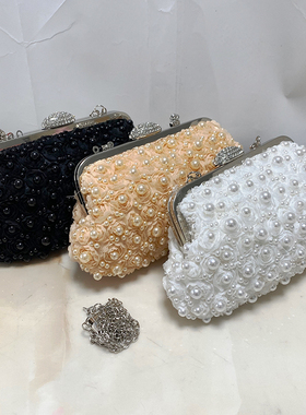 夜总会公主包KTV小妹包夜场dj包礼服晚装包串珠晚宴会手提手拿包