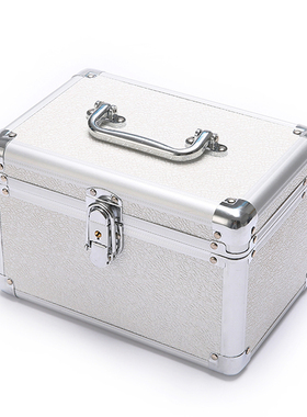 热卖新款白色铝合金化妆箱足疗足浴技师工具箱手提KTV公主包