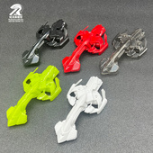 锐泽模型四驱车高达EVA自制绝地战车外壳白红黑色适用FMA SFM底盘