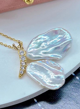 DIY配件S925纯银珍珠吊坠空托巴