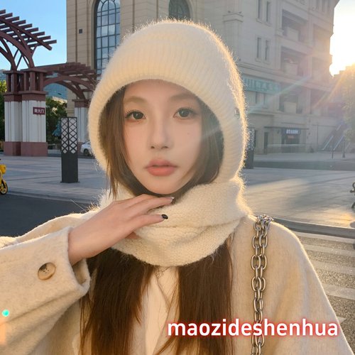 韩系简约针织帽秋冬新款时尚保暖