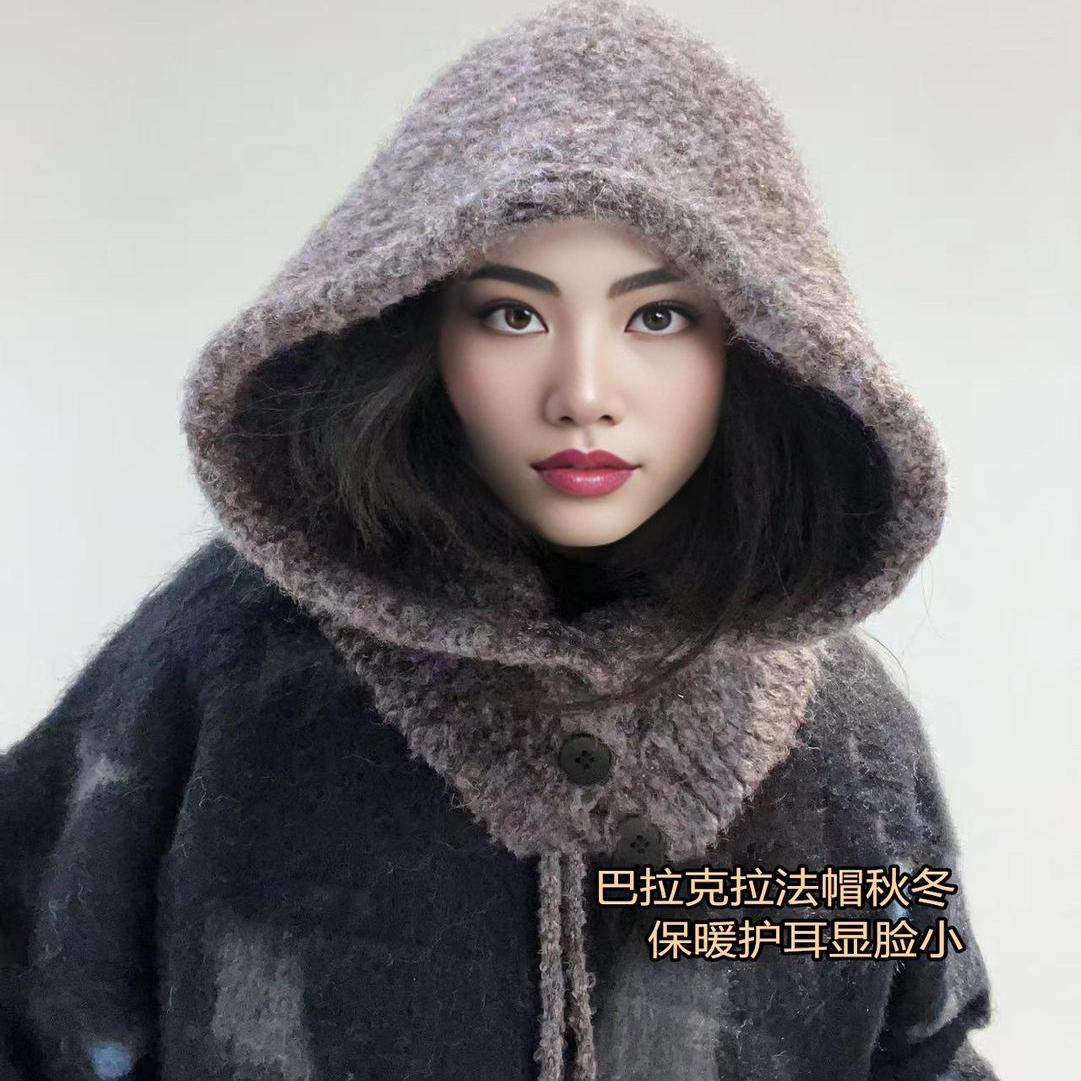 毛线帽新款护耳韩版休闲秋冬