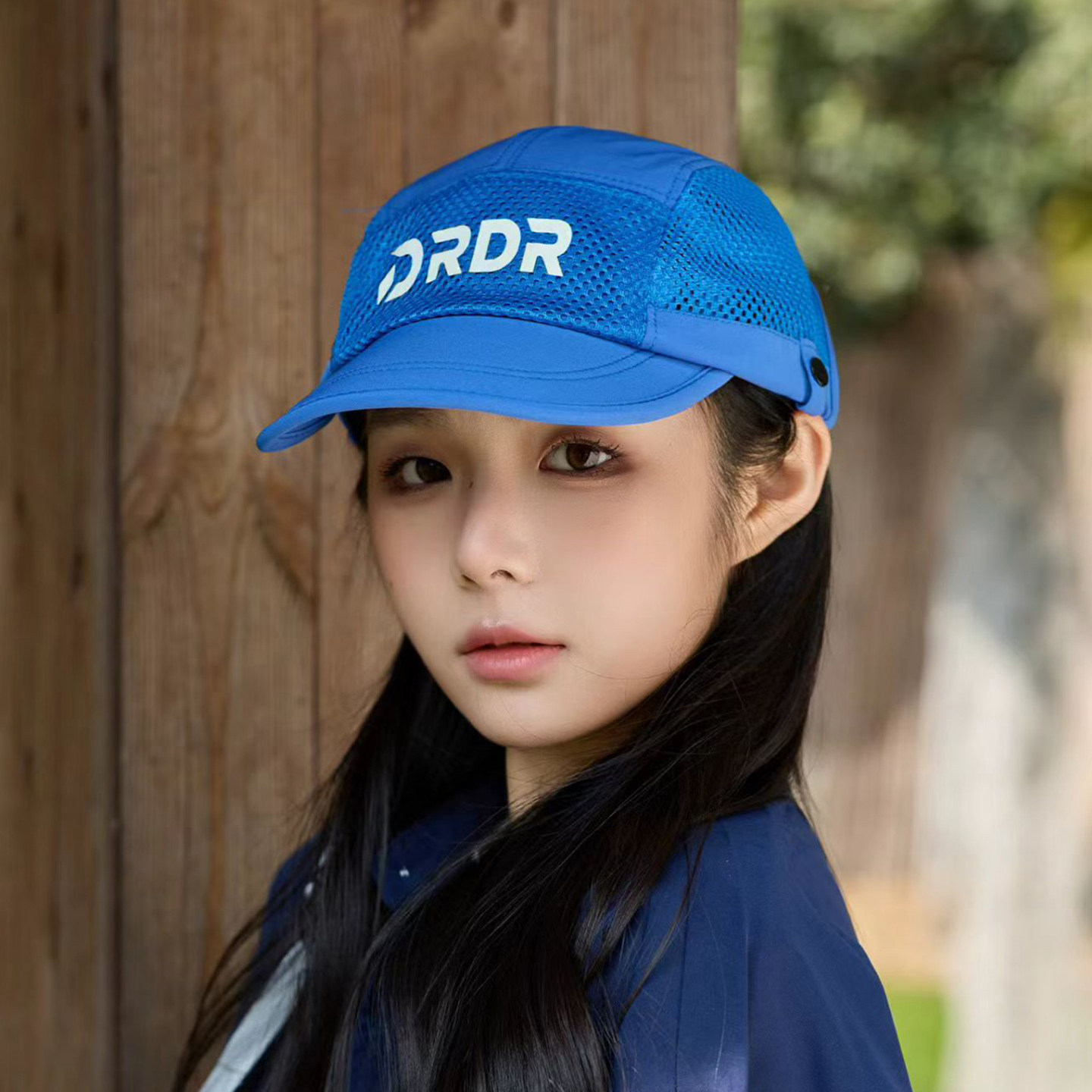 夏季网孔鸭舌帽女防晒显脸小