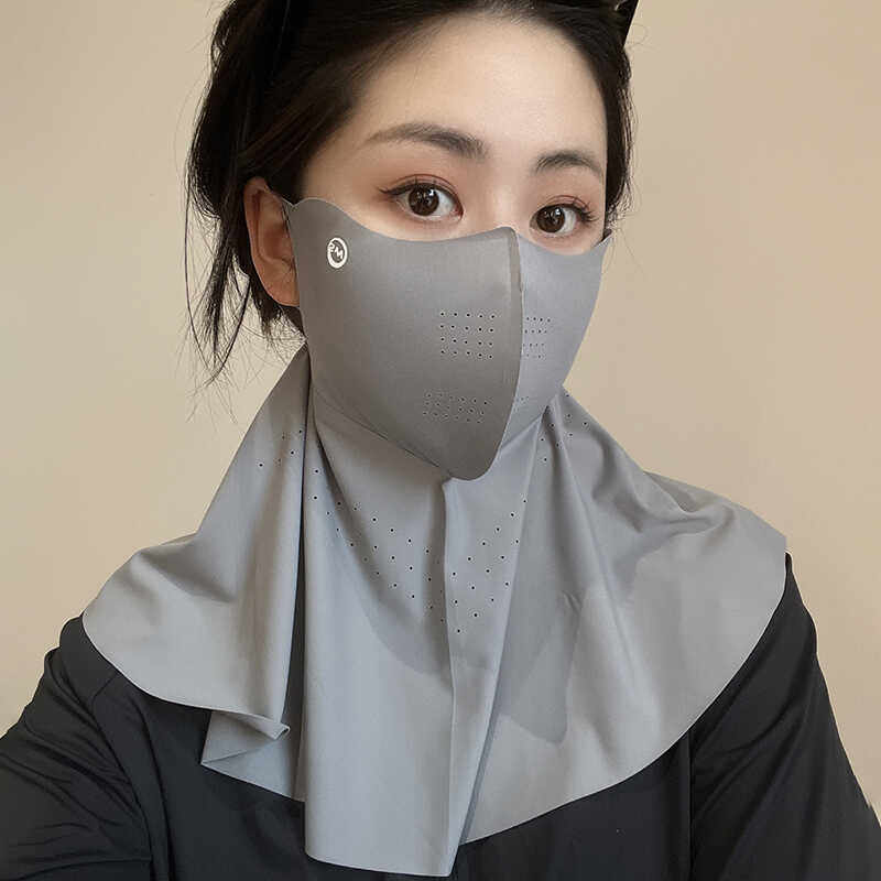 全脸基尼骑车遮阳口罩冰丝夏季