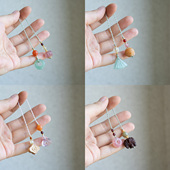 一物一拍 原创水晶手机挂件钥匙扣链子木玉包挂坠子扇坠古风中式