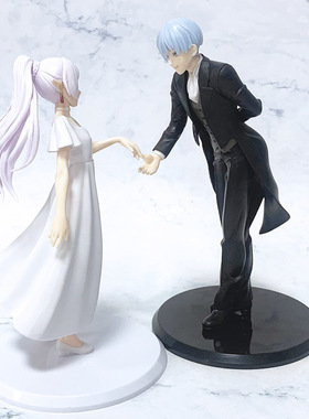 同人谷葬送的芙莉莲舞会礼服辛美尔 白裙芙莉莲魔法使手办摆件