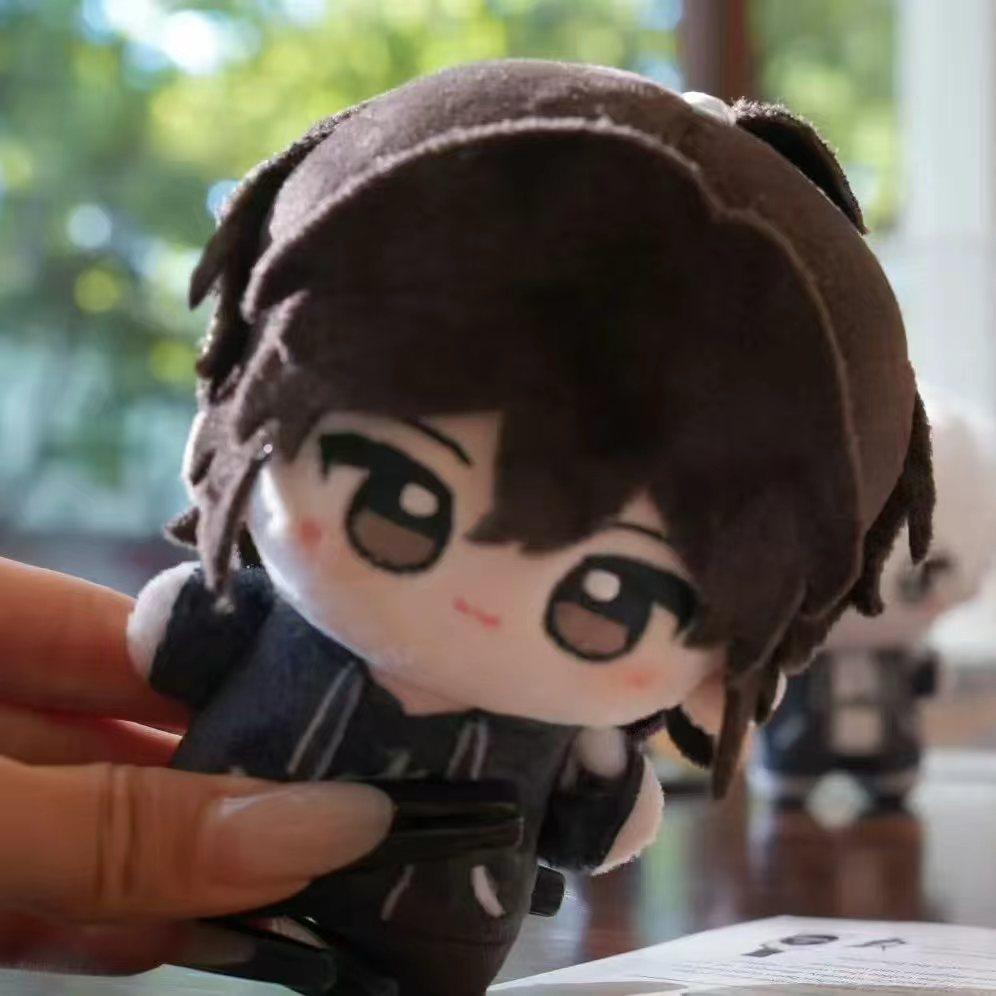 小说FOG电竞同人周边时洛余邃10cm棉花娃娃毛绒公仔