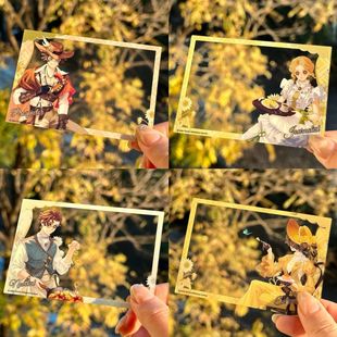 同人谷第五人格周边联名透卡记者勘探员昆虫学家小说家同款自制