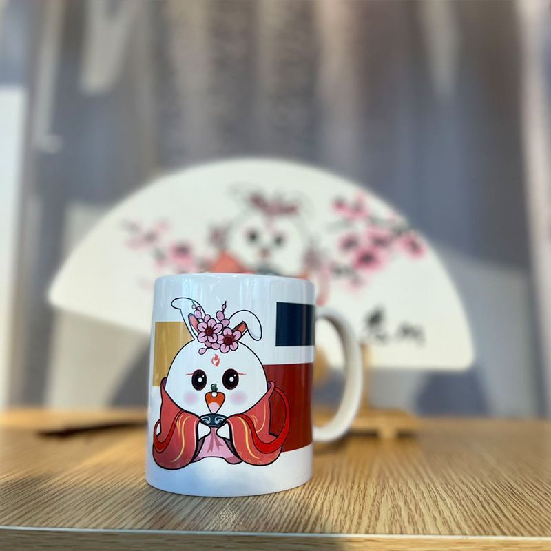 M兔Family新款马克杯周边少儿感温变色陶瓷杯可爱喝水杯现货