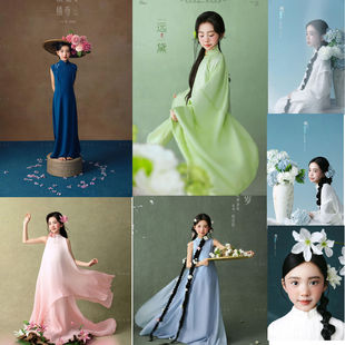 LOOK潮童儿童摄影服装一区一家加盟样片授权2026年花间集古风汉服