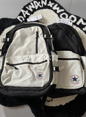 CONVERSE匡威黑白色无脸男双肩背书包10026647-A03 10026650-A01