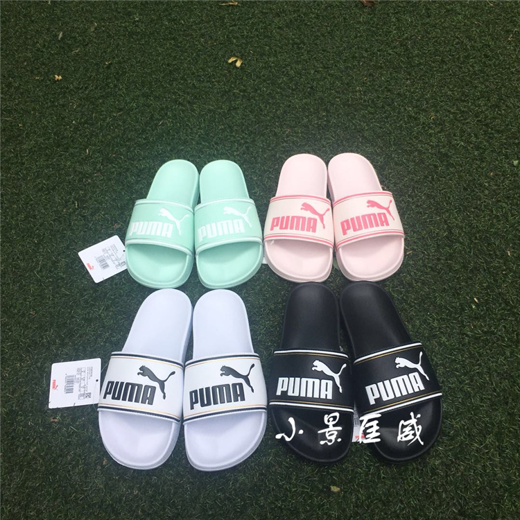Puma彪马字母拖鞋男女新款情侣运动休闲凉拖372276-01-02-04-03