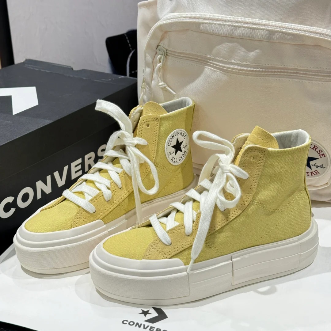 匡威高帮厚底UU帆布鞋