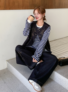 2025年秋季套装2C112-H008-三件P245-K338-牛仔两件套P185-k-288