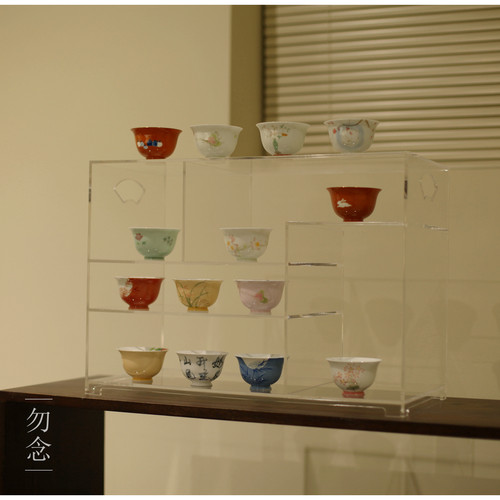 |勿念|清欢主人杯 十二画面 个人杯大茶杯 釉下彩全手绘 好用防烫