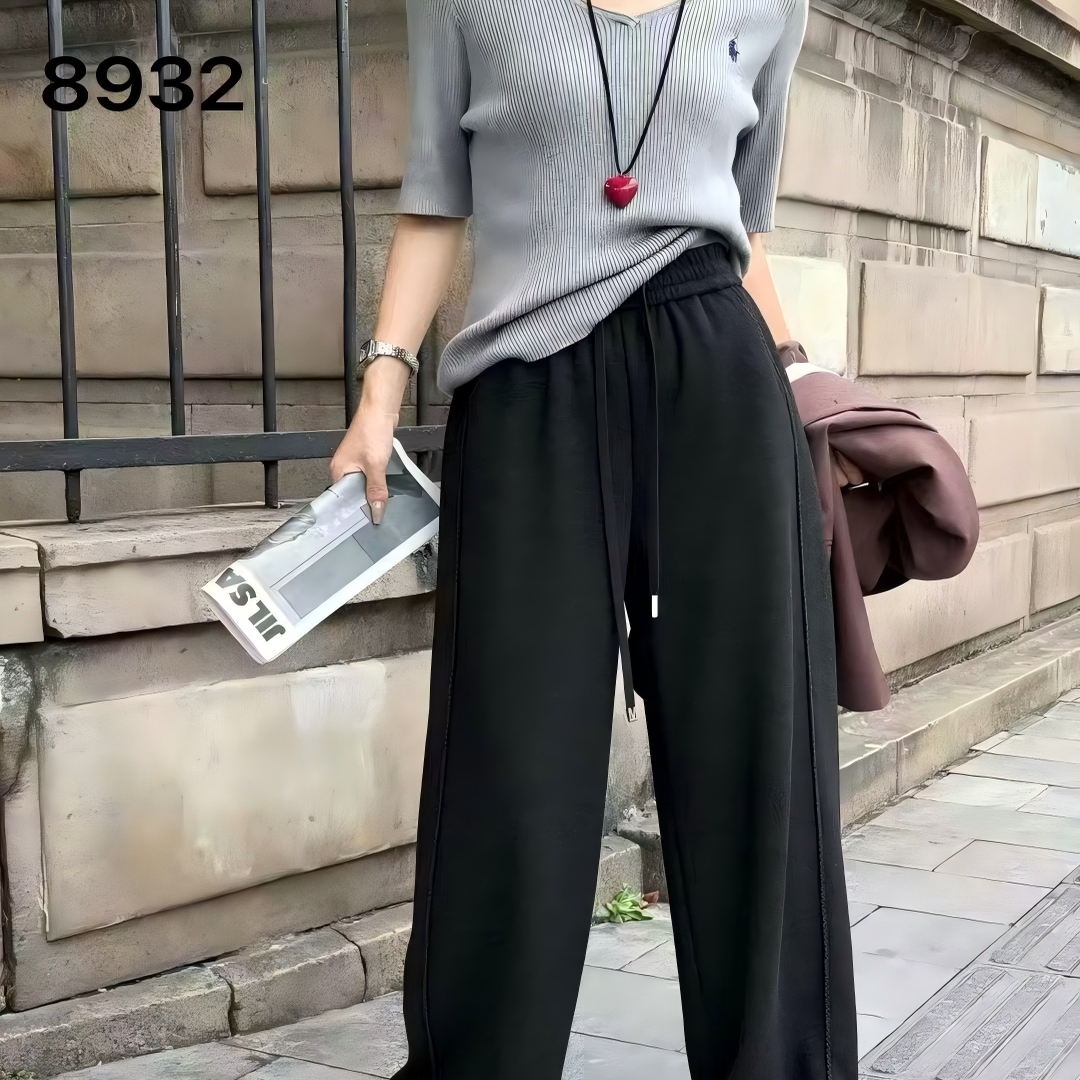 【芊芊粉丝专享】阔腿长裤女休闲气质直筒25-189-8932