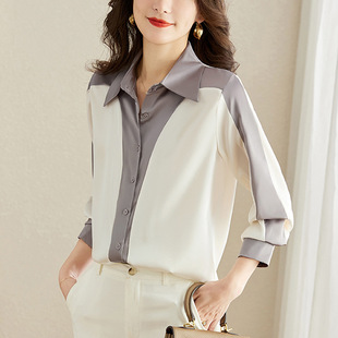 无所畏惧罗英子热依扎同款衬衫女长袖春季衬衣春秋法式小众上衣女