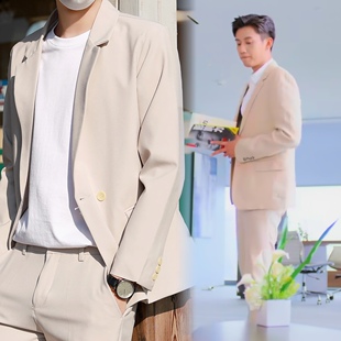 猜猜我是谁秦皓王子奇同款西服套装男士休闲外套修身西装套装男