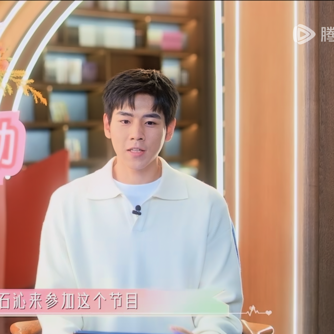 再见怦然心动何思越夏浩然同款V领针织衫粗针翻领POLO长袖毛衣男