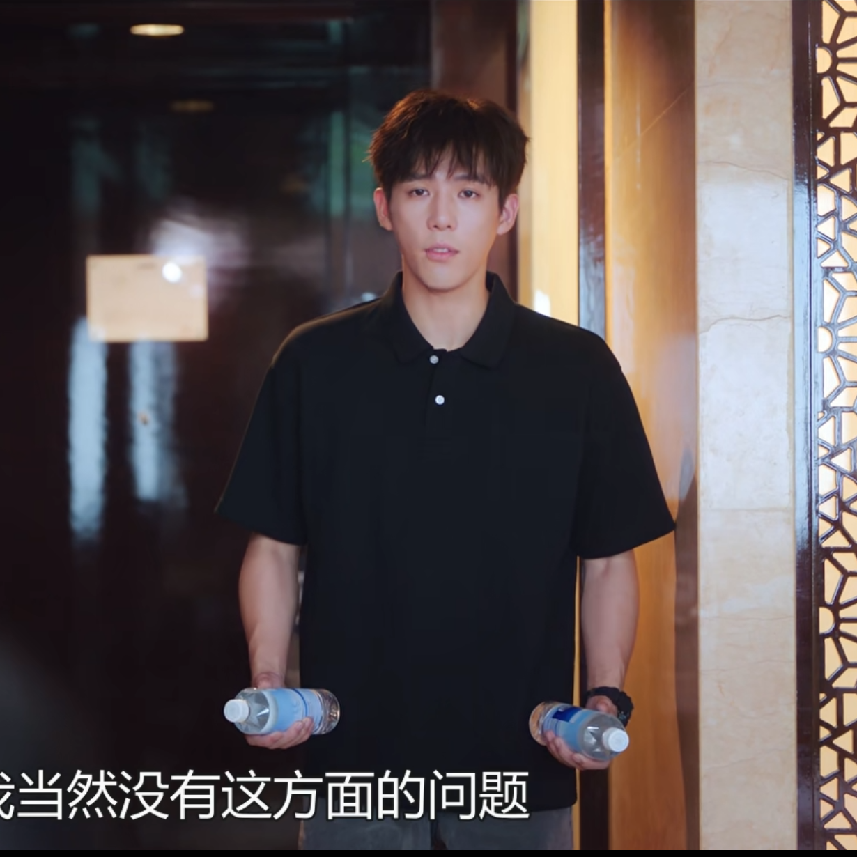 陷入我们的热恋陈路周王安宇同款双纱纯棉翻领短袖POLO衫男女T恤