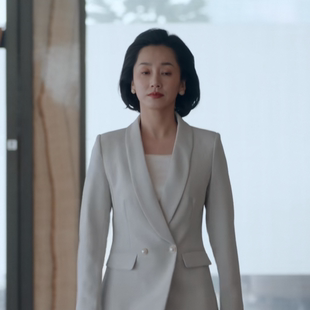 套装 我 山与海李娟董晴同款 西装 高端职业西服 女春秋冬休闲阔腿裤