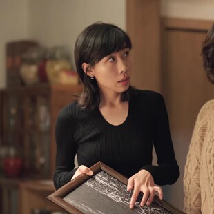 时差一万公里张冉任素汐同款 毛衣女法式 复古低领秋冬针织衫 女 长袖