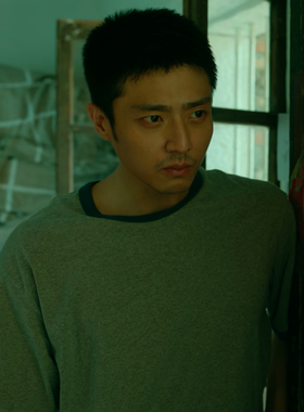 重影吕丹顺陈靖可同款复古撞边拼色重磅圆领短袖男女宽松T恤衫男