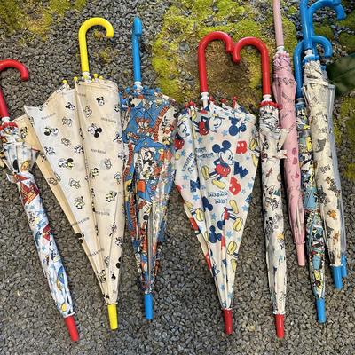 【厂家直销】日单高阶版迪.士尼正.品小孩式手推超轻儿童雨伞