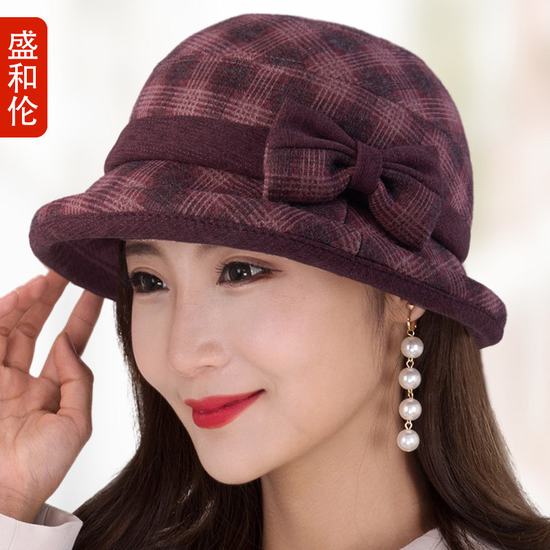 老太太加厚帽妈妈帽女士秋冬奶奶保暖毛呢盆帽优雅渔夫帽中老年帽,服饰配件/皮带/帽子/围巾,帽子,淘宝优惠券,粉丝福利购,淘宝优惠卷