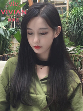薇薇安假发女 U型半头套长卷发长直发内扣卷自然逼真接发发套VU15