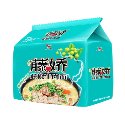 统一藤椒牛肉面整箱24袋装