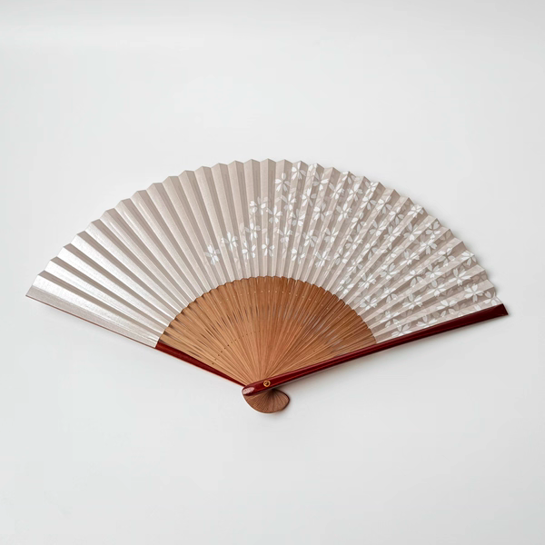 库存品｜日本制日式和风折扇古风山中漆器樱花扇子京都手作京扇子