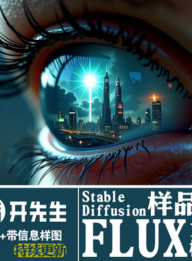 AI绘画StableDiffusion大模型FLUX带信息样图支持ComfyUI和WebUI