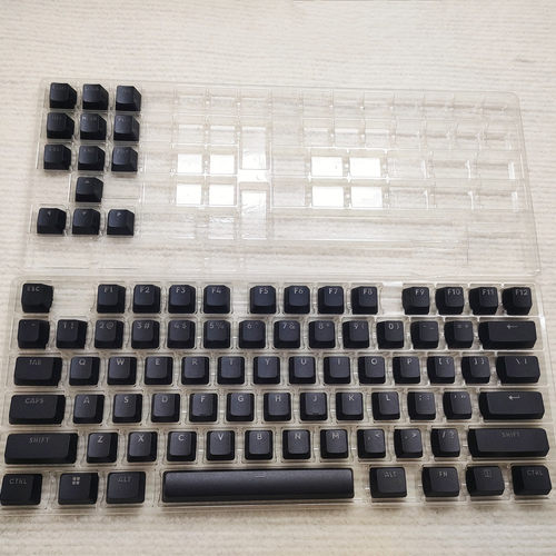 Logitech罗技G715 G713键帽原装机械键盘单个键帽黑色透光