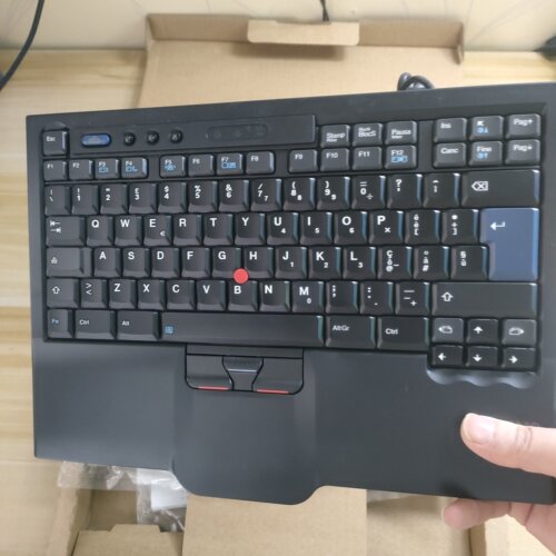 适用于联想SK8845CR USB小红点有线键盘泰语捷克意大利葡萄牙UK