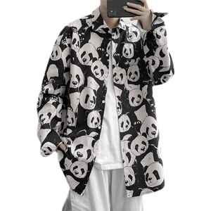2025秋装男装长袖花衬衫 C207P40图片