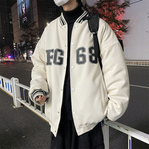 2025冬季棒球服棉衣男潮流棉衣加厚保暖外套M2007P120控158