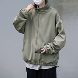 2025春装贴布立领外套男拉链夹克JK85P70，男装夹克，电商C323