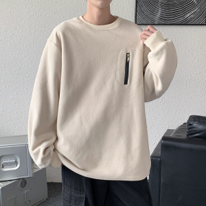 秋冬款摇粒绒套头衫卫衣男长袖保暖抓绒 W209P45图片