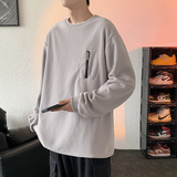 秋冬装摇粒绒套头衫卫衣男长袖保暖抓绒W209P45，男装棉衣，电商C323