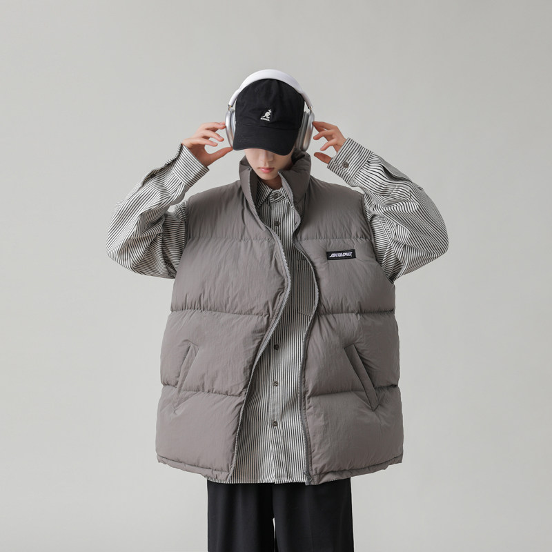 2025冬装S拉链棉马甲男士男冬季背心马夹MJ01P75,男装背心/马甲,电商C323