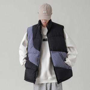 2025冬装新款撞色棉马甲男款冬季背心马夹  MJ02P75图片