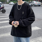 2025秋冬装摇粒绒套头衫卫衣长袖保暖抓绒W209P45，男装棉衣，电商C323