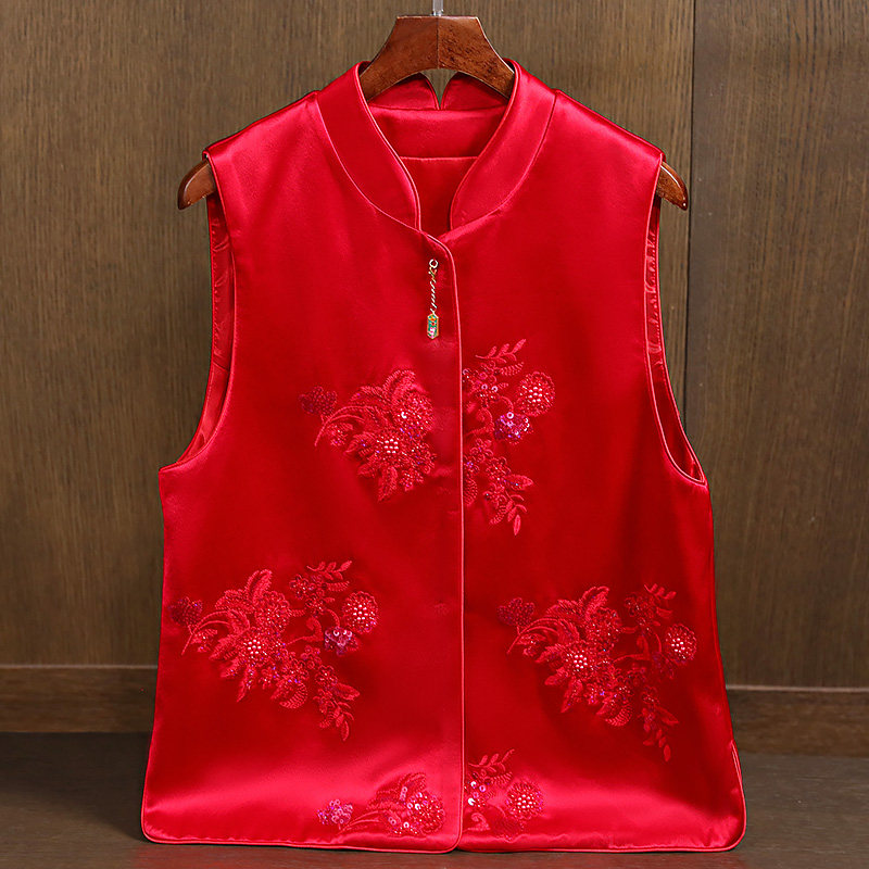 新中式马甲唐装汉服旗袍外搭开衫