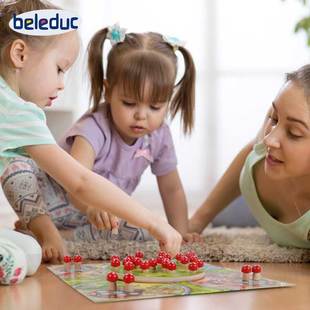 Beleduc儿童趣味早教游戏 女巫厨房益智启蒙亲子互动记忆桌游