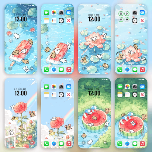 10P|4线条小狗4K高清超清图片抖音素材手机壁纸