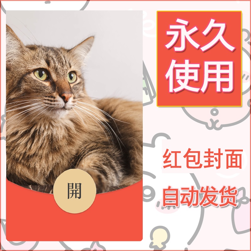 新款永久微信红包封面宠物系列diy素材519